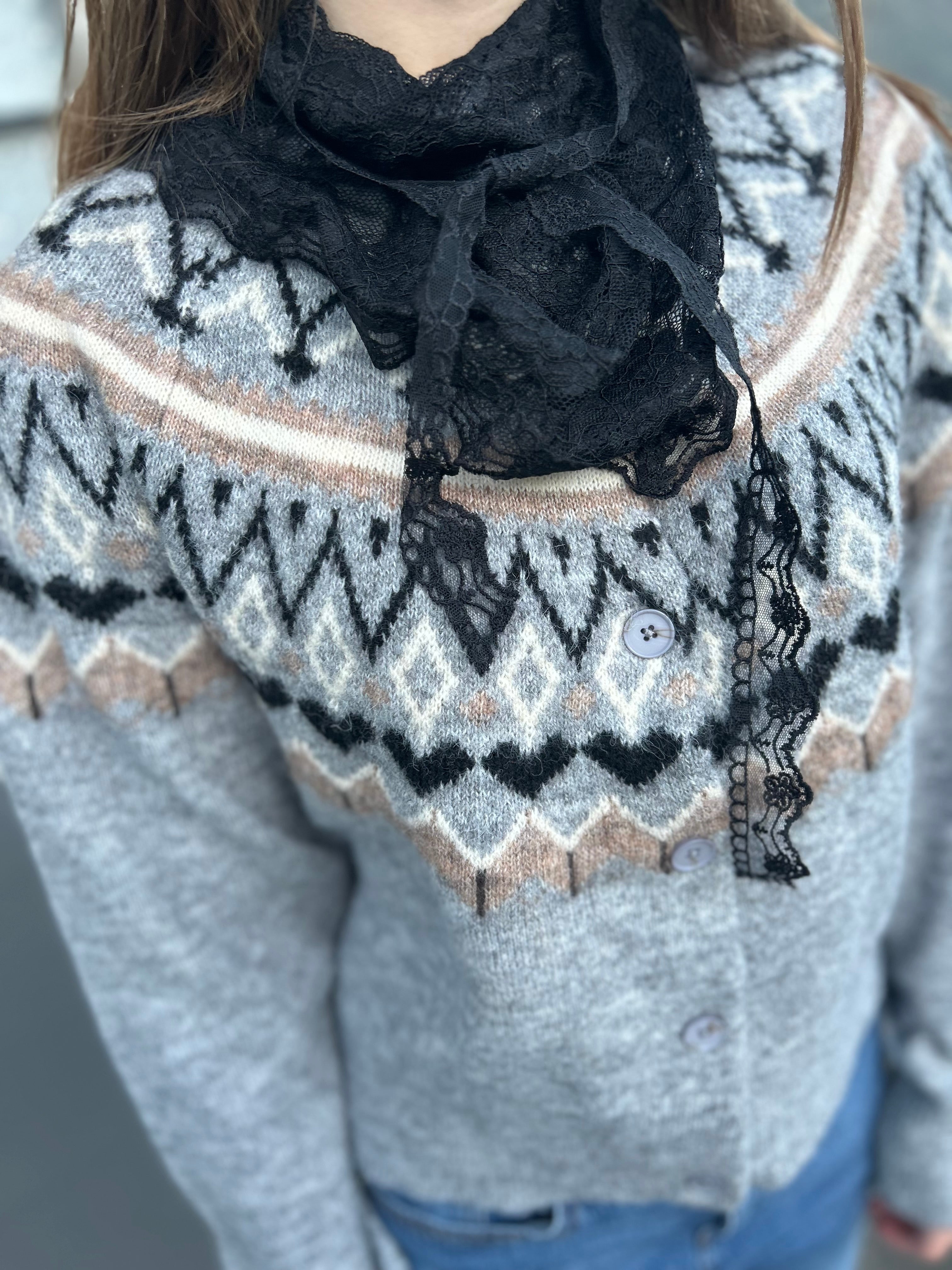 PCNAINA Short Skirt - Black